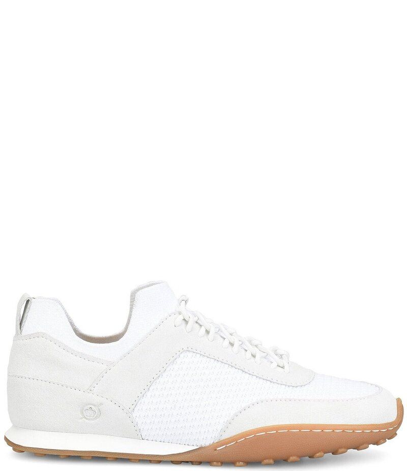 ボーン レディース シューズ スニーカー スエード ニット Born Aire Knit Combo Suede Sneakers White ホワイト