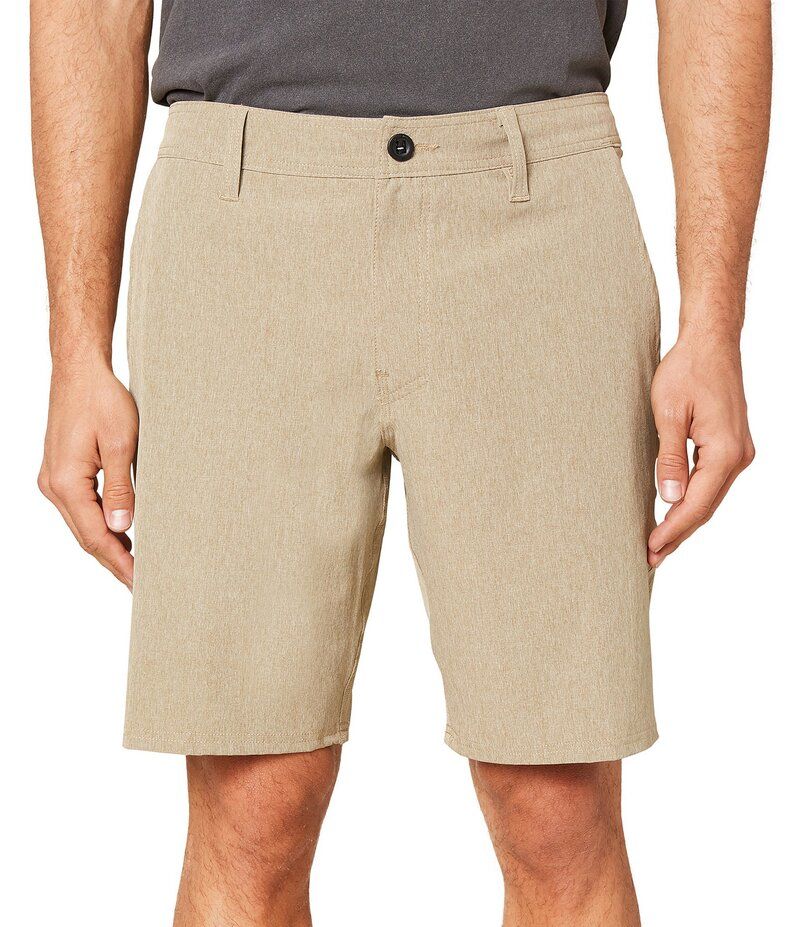 オニール メンズ ボトムス ハーフパンツ・ショーツ ショートパンツ ONeill Reserve Heather 19 Outseam Hybrid Shorts Khaki カーキ