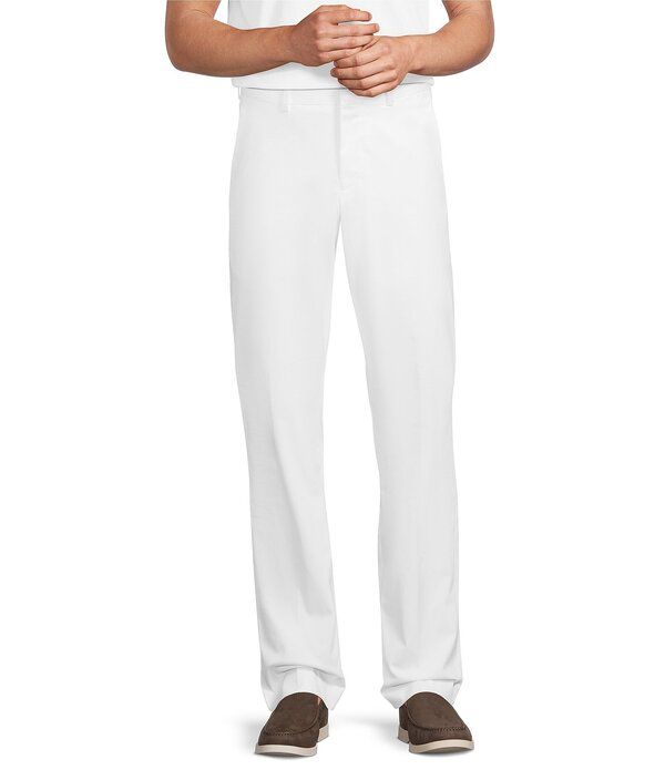 ムラノ メンズ ボトムス カジュアルパンツ スリムフィット Murano Wardrobessentials Alex Slim Fit Flat Front Chino Pants White ホワイト