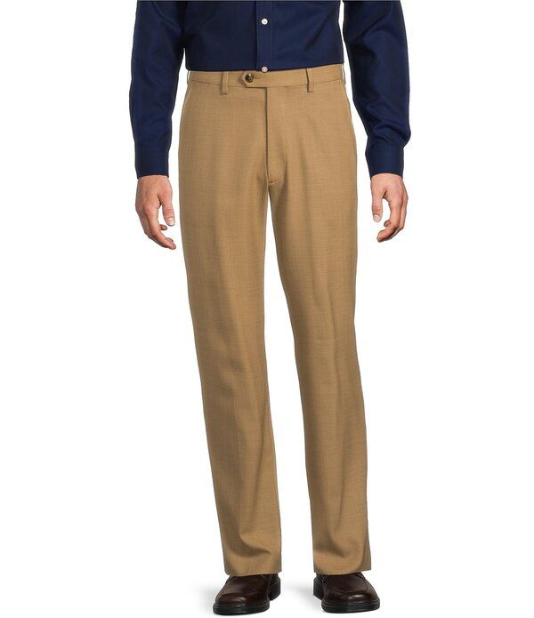 ラウンドトゥリーアンドヨーク メンズ ボトムス カジュアルパンツ ウール Roundtree Yorke Gold Label Classic Fit Wool Dress Pants Khaki カーキ