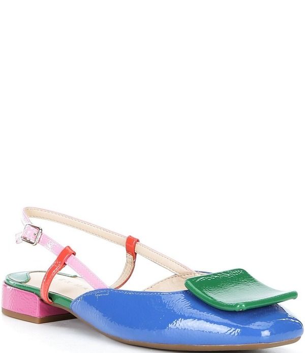 アレックスマリー レディース シューズ パンプス カラーブロック Alex Marie Micah Patent Colorblock Ornamented Slingback Flats Multi マルチカラー 21,735円