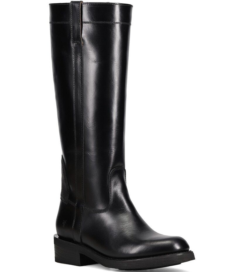 フライ レディース シューズ ブーツ・レインブーツ レザー Frye Viv Leatheriding Boots Black ブラック