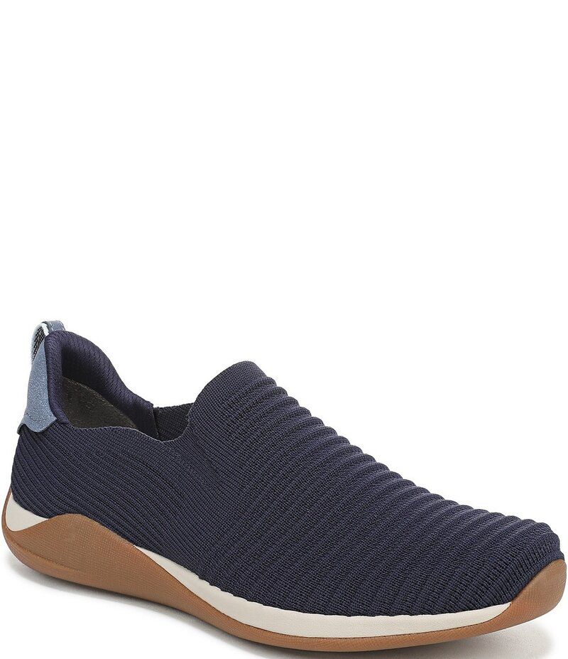 ライカ レディース シューズ スニーカー ニット Ryka Womens Era Knit Slip On Washable Sneakers Academy Blue ブルー