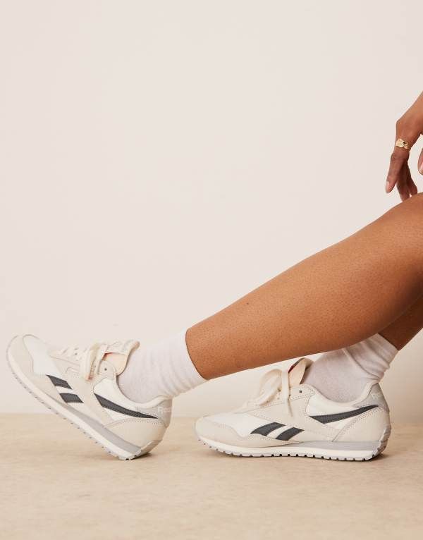 リーボック レディース シューズ スニーカー Reebok Classic AZ sneakers and gray detail WHITE ホワイト