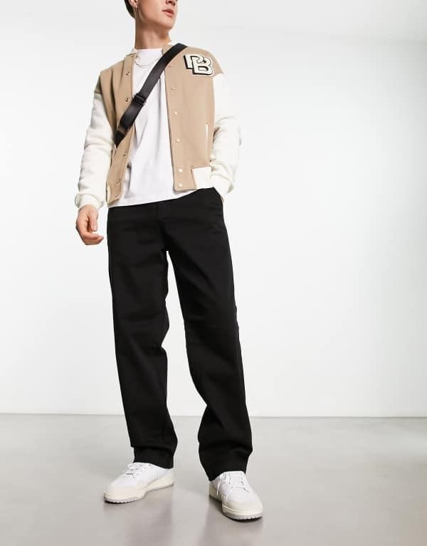 アダプト メンズ ボトムス カジュアルパンツ ADPT wide fit chinos Black ブラック