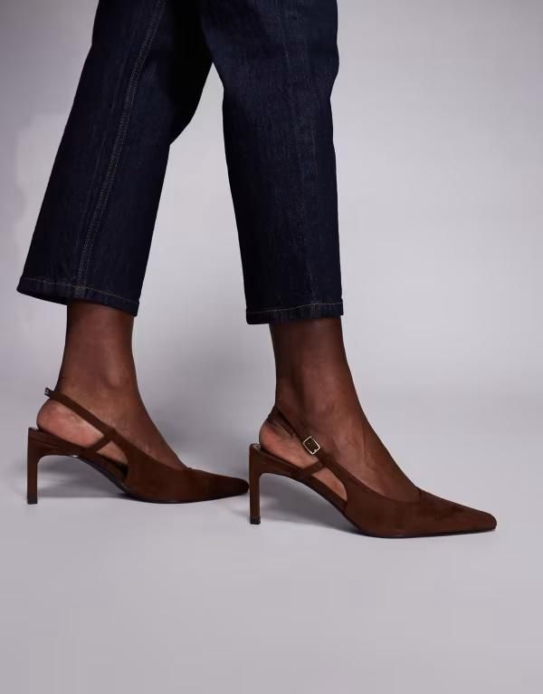 パブリックデザイア レディース シューズ スリッポン・ローファー スエード ヒール Public Desire Salsa slingbackitten heelsuedette CHOCOLATE SUEDETTE チョコレート 12,766円