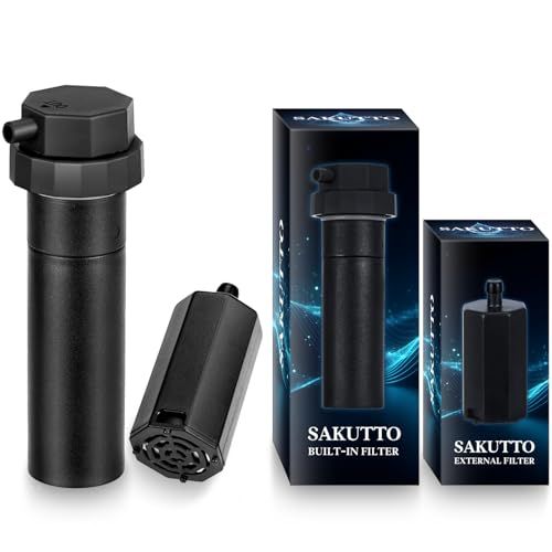 【新品】SAKUTTO 携帯浄水器 電動式 浄水器 濾過器 アウトドア 防災グッズ 防災 【日本正規品】 (外付け&内蔵フィルター 単品) cdbb2aec