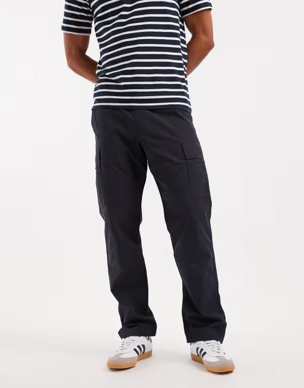 ジャック アンド ジョーンズ メンズ ボトムス カジュアルパンツ カーゴパンツ Jack Jones loose tech cargo pants Dark Navy ネイビー