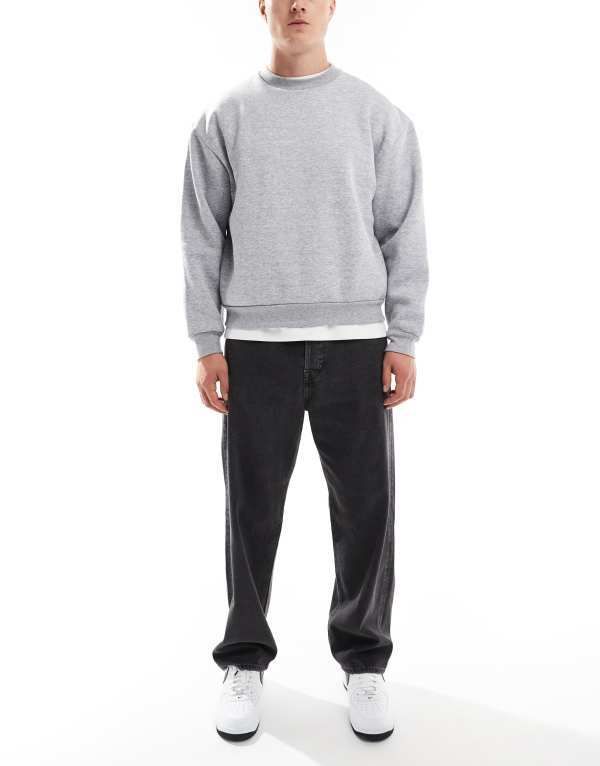 ジャック アンド ジョーンズ メンズ ボトムス デニムパンツ ジーンズ Jack Jones alex baggy jeans in washed SQ737 ブラック