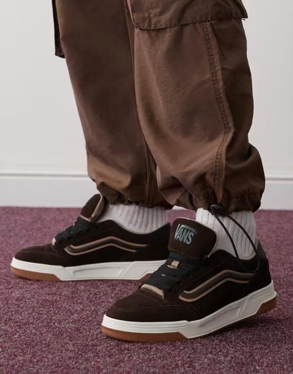 バンズ レディース シューズ スニーカー Vans Hylane sneakers BROWN ブラウン
