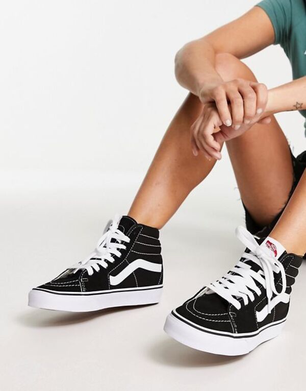 バンズ レディース シューズ スニーカー Vans SK8Hi sneakers Black ブラック