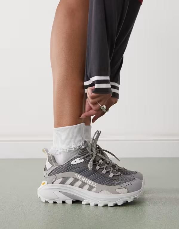 メレル レディース シューズ スニーカー Merrell moab speed 2 gtx sneakers in charcoal チャコール
