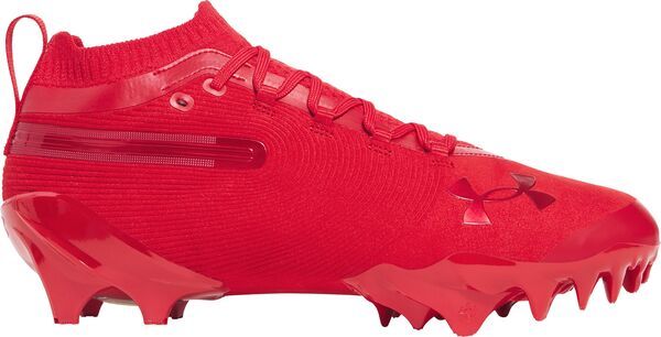アンダーアーマー レディース シューズ スニーカー スエード Under Armour Spotlight Suede Pro MC Football Cleats Red レッド