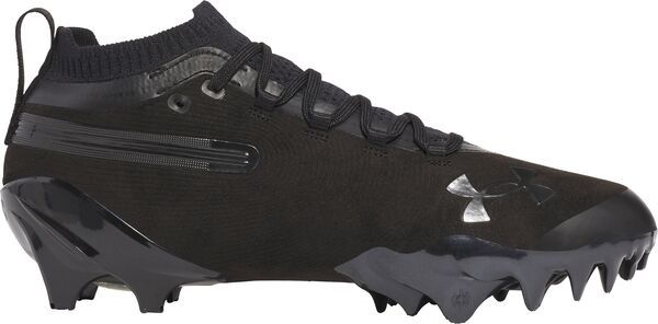 アンダーアーマー レディース シューズ スニーカー スエード Under Armour Spotlight Suede Pro MC Football Cleats Black ブラック