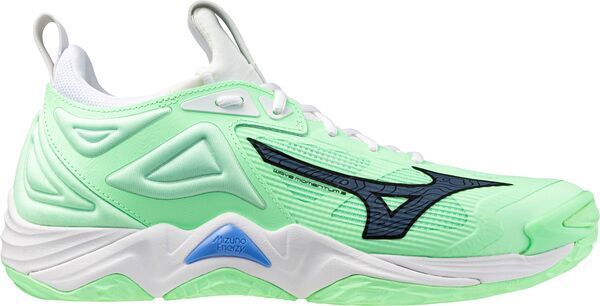 ミズノ メンズ シューズ スニーカー Mizuno Wave Momentum 3 Volleyball Shoes Neo MintWhite ホワイト