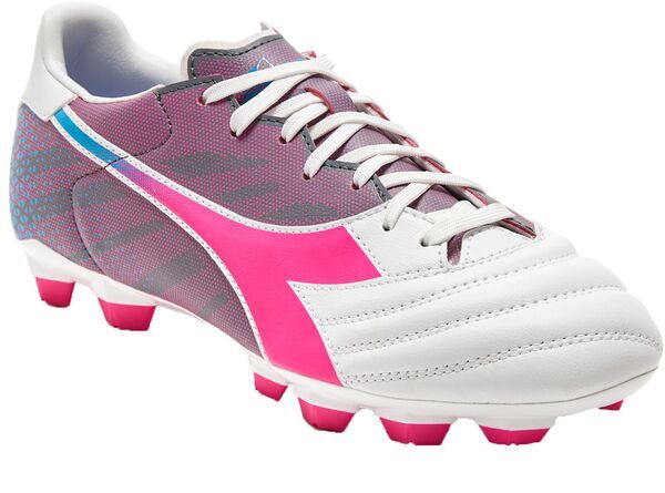 ディアドラ メンズ シューズ スニーカー Diadora Brasil Elite Veloce GR LPU FG Soccer Cleats WhitePink ホワイト
