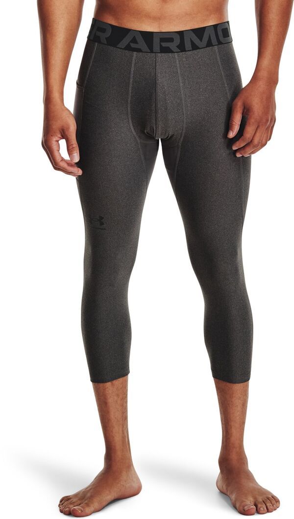 アンダーアーマー メンズ ボトムス カジュアルパンツ レギンス Under Armour Mens HeatGearmour 34 Leggings Carbon HeatherBlack ブラック