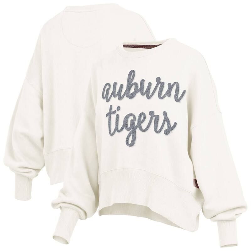 プレスボックス レディース アウター パーカー・スウェット シャツ チェルシー Womens Pressbox Cream Auburn Tigers Chelsea Oversized Pullover Sweatshirt Aubeige ベージュ