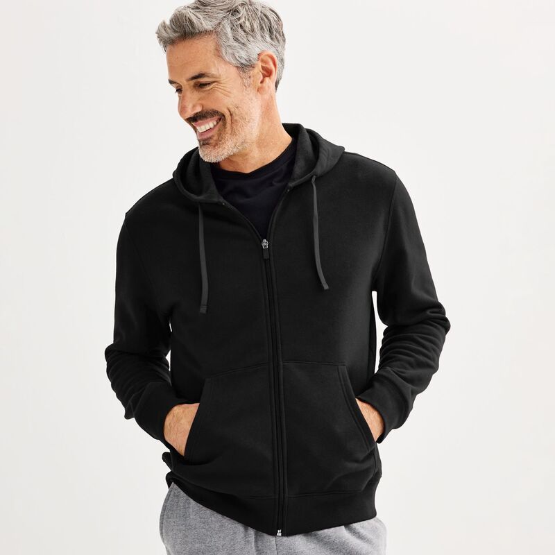 Tek Gear メンズ アウター パーカー・スウェット フリース Mens Tek Gear Ultra Soft Fleece Zip Front Hoodie Mineral Black ブラック