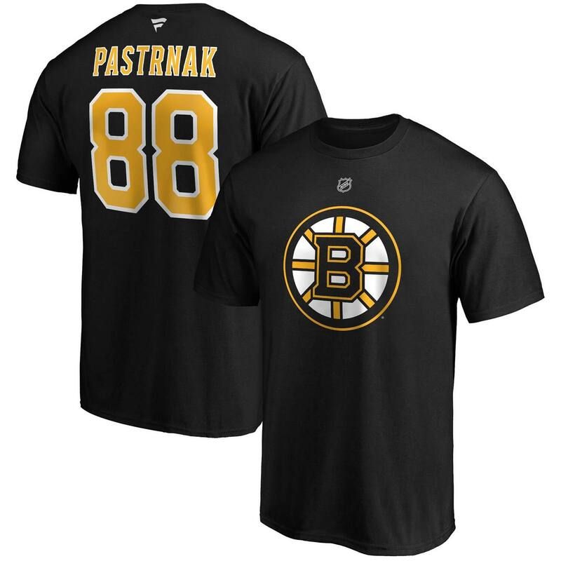ファナティクス メンズ トップス Tシャツ トール Mens Fanatics Brandedavid Pastrnak Black Boston Bruins Big Tall Name Number TShirt Bsblack ブラック