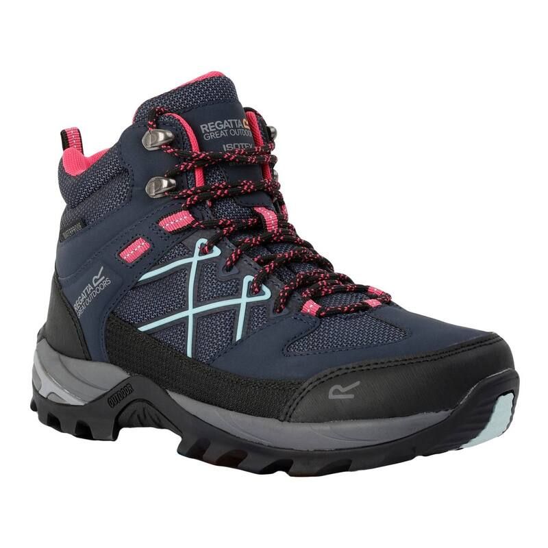 レガッタ レディース シューズ ブーツ・レインブーツ Regatta WomensLadiesamaris III Walking Boots Navy And Pink ネイビー