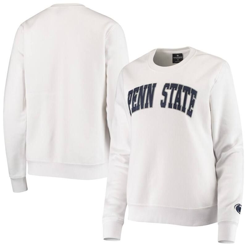 コロシアム レディース アウター パーカー・スウェット シャツ Womens Colosseum White Penn State Nittany Lions Campanile Pullover Sweatshirt Pst White ホワイト