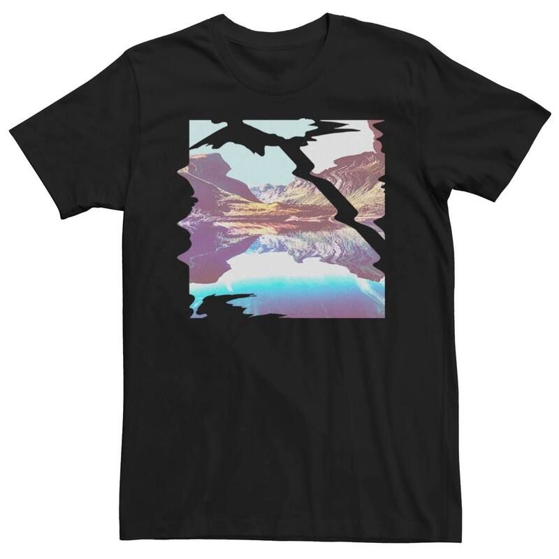 フィフスサン メンズ トップス Tシャツ Fifth Sun Mens Liquid Mountain Reflections Tee Black ブラック