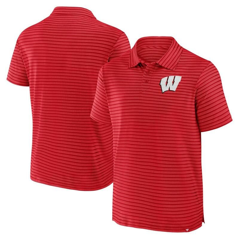 ファナティクス メンズ トップス Tシャツ ポロシャツ Mens Fanatics Red Wisconsin Badgers Victory Callstripe Polo Wis Red レッド
