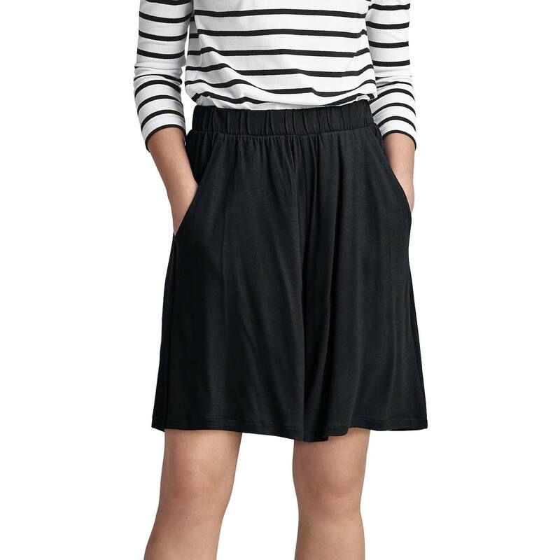 Ellos レディース ボトムス ハーフパンツ・ショーツ プラスサイズ ショートパンツ ellos Plusize Flowy Shorts Black ブラック