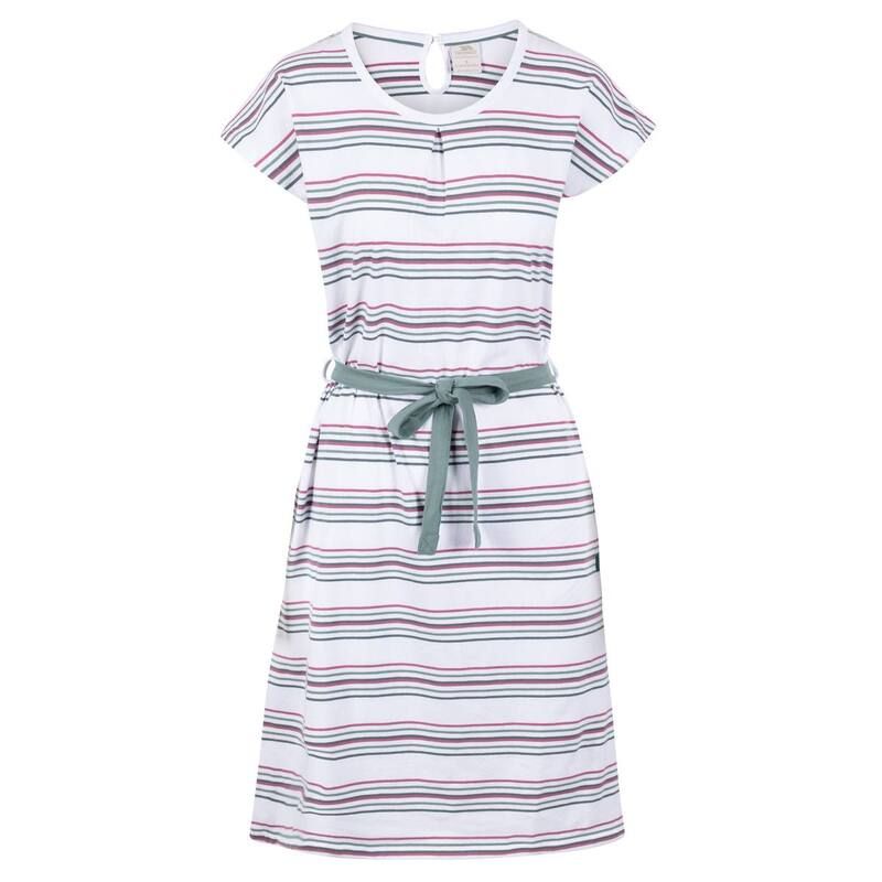 トレスパス レディース トップス ワンピース コットン Trespass WomensLadies Lidia Round Neck Cotton Dress Multicolored Stripe マルチカラー
