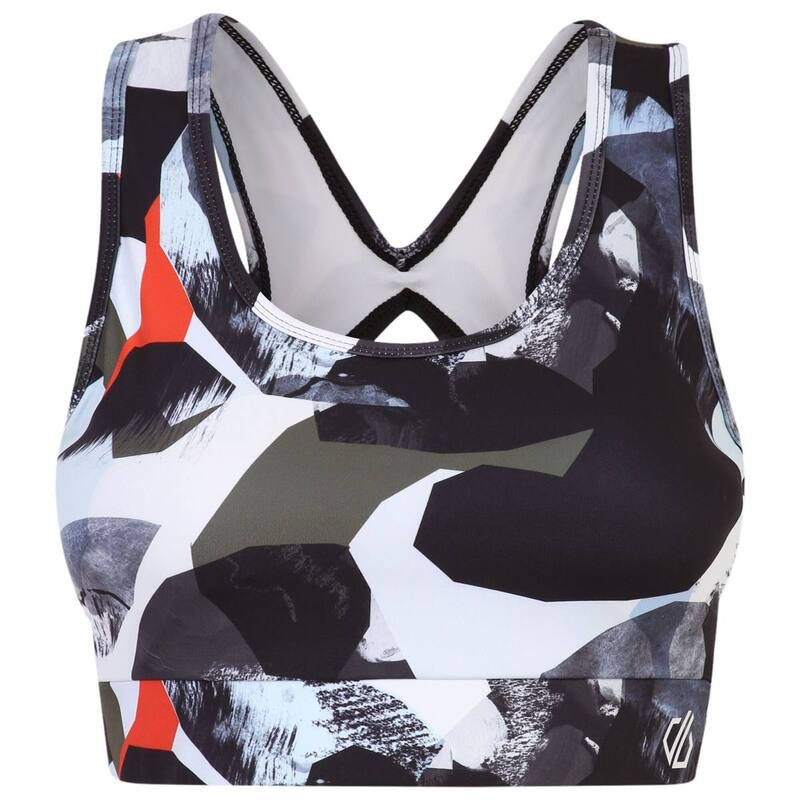 デアツービー レディース アンダーウェア ブラジャー Dare 2B WomensLadieswift Abstract Sports Bra Lichen Green グリーン