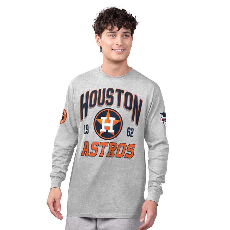 スターター メンズ トップス Tシャツ Menstarter GrayNavy Houston Astros TwoPack Long Sleeve Short Sleeve TShirt Set Ast Navy ネイビー