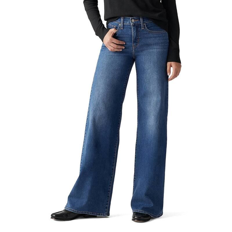 リーバイス レディース ボトムス デニムパンツ ジーンズ Womens Levis 318 Shaping WideLeg Jeans Clever Girl