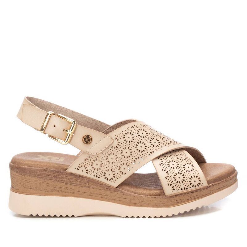 キシタイ レディース シューズ サンダル Xti Womens Wedge Sandals 143852 Ice