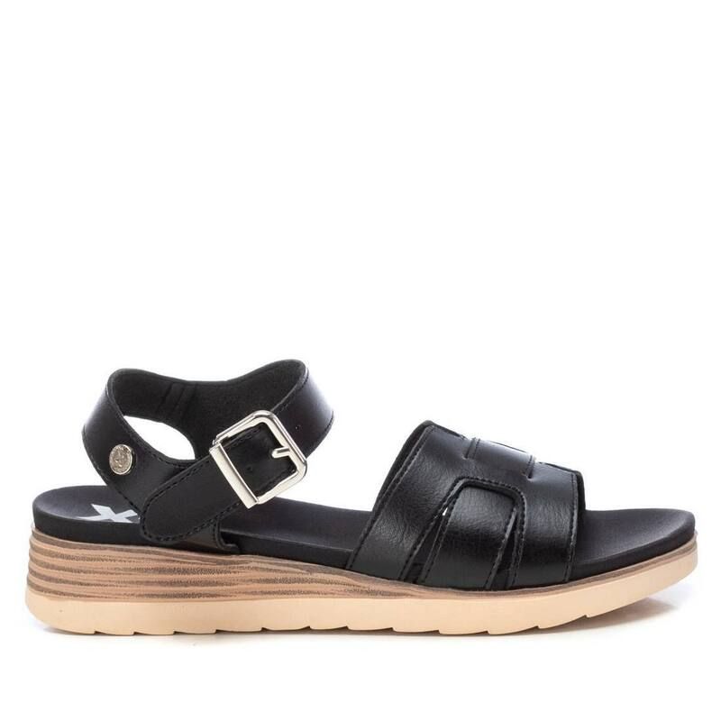 キシタイ レディース シューズ サンダル XTI Womens Flat Sandals 142900 Black ブラック
