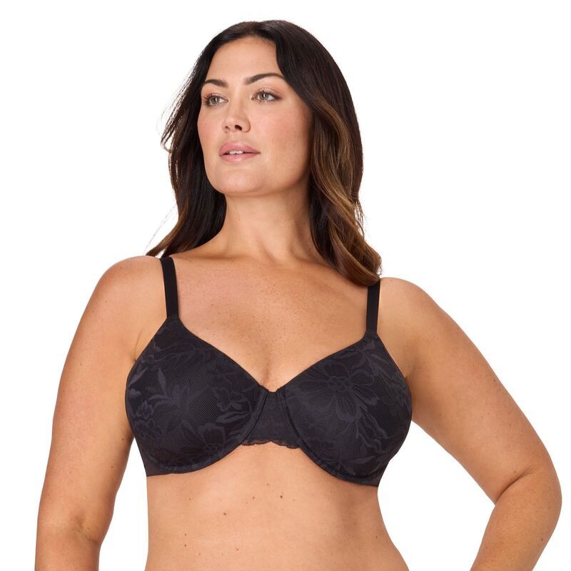 バリ レディース アンダーウェア ブラジャー Tシャツ Bali Underwire TShirt Bras DF3533 Black ブラック