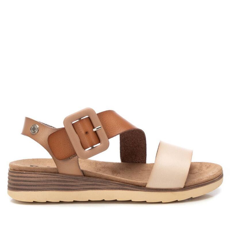 リフレッシュ レディース シューズ サンダル Womensmall Wedge Sandals Refresh By Xti 172844 Taupe トープ