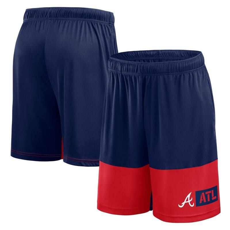 ファナティクス メンズ ボトムス ハーフパンツ・ショーツ ショートパンツ Mens Fanatics Navy Atlanta Braves Best of the Best Shorts Brv Navy ネイビー