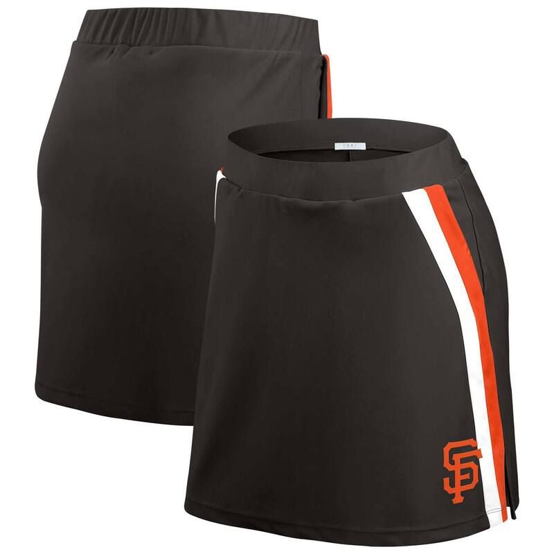 ウェア バイ エリン アンドルーズ レディース ボトムスカート Womens WEAR by Erin Andrews Black San Francisco Giantstripeskort Gnt Black ブラック