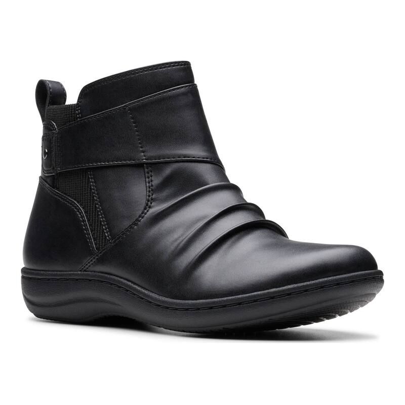 クラークス レディース シューズ ブーツ・レインブーツ アンクル Clarks Laurieann Park Womens Ankle Boots Black ブラック