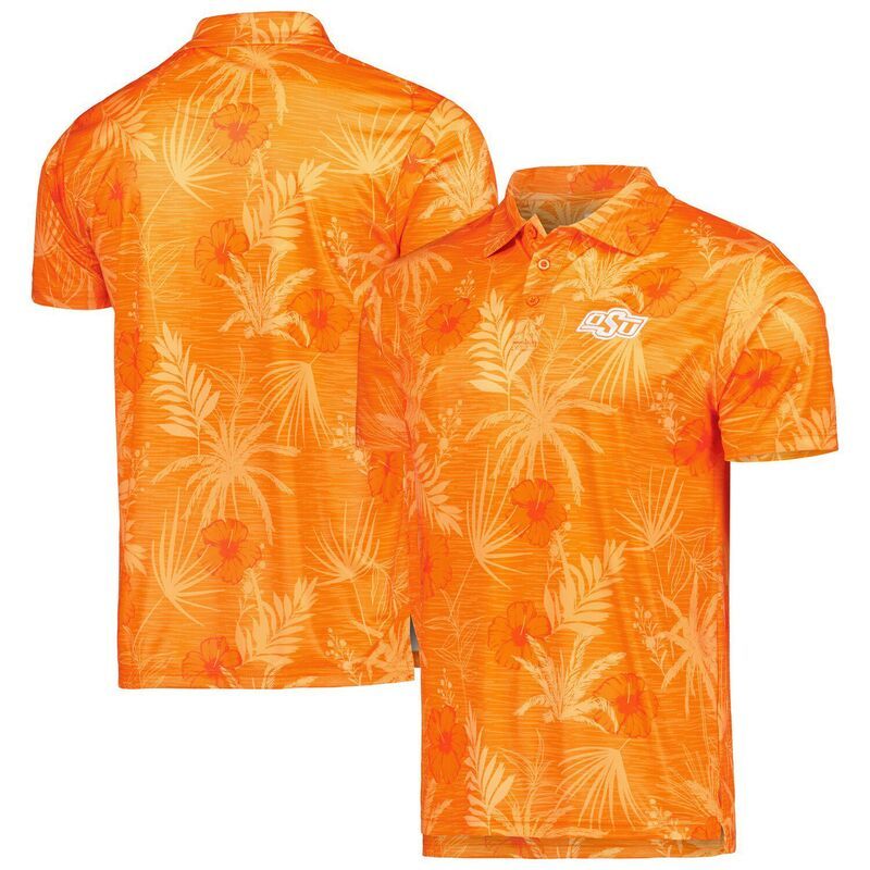 コロシアム メンズ トップス Tシャツ ポロシャツ Mens Colosseum Orange Oklahoma State Cowboys Palms Team Poloks Orange オレンジ