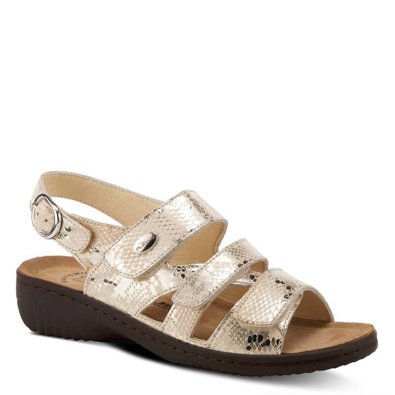 フレクサス レディース シューズ サンダル Flexus by Spring Step Acamar Womenslingback Sandals Gold Multi ゴールド