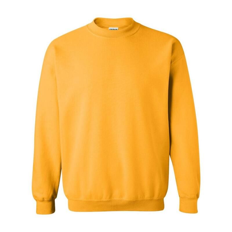 ギルダン メンズ アウター ニット・セーター クルーネック スウェット シャツ Gildan Heavy Blend Unisex Adult Crewneck Sweatshirt Gold ゴールド