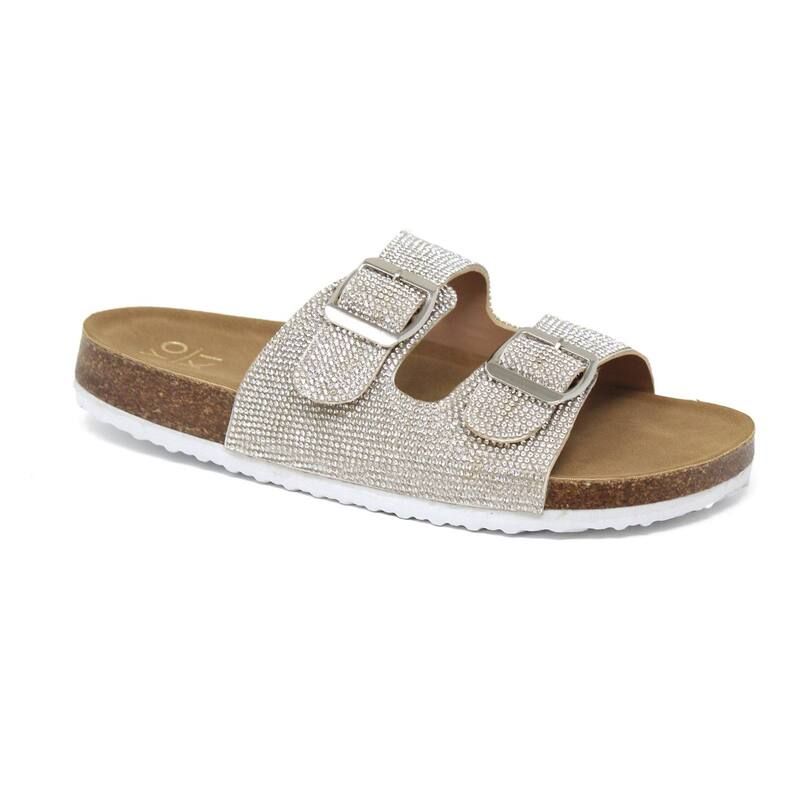 ヨキ レディース シューズ サンダル Yoki Gian 107 Womenslide Sandalsilver シルバー
