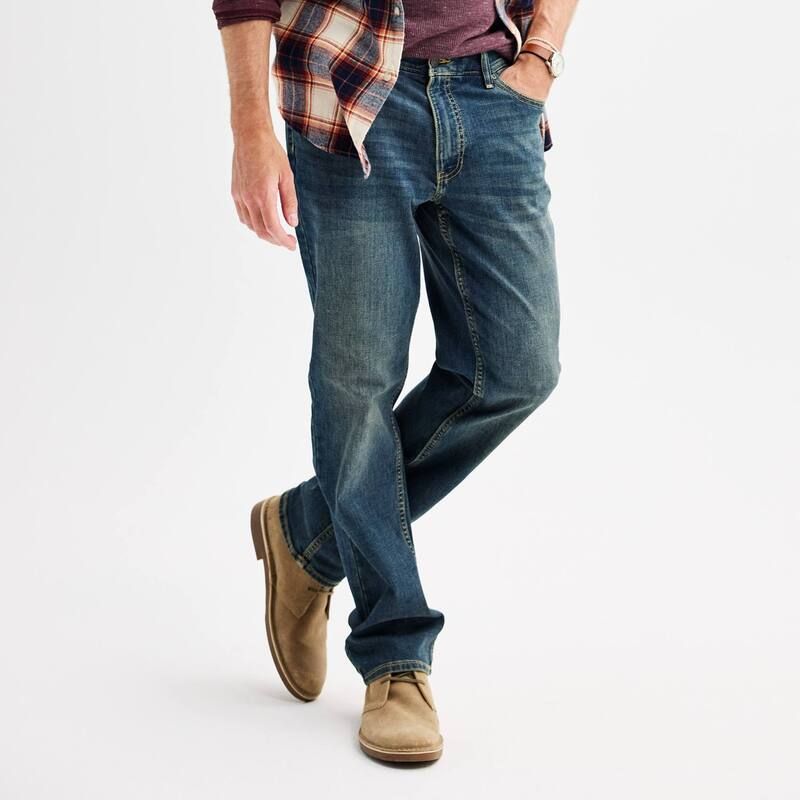 ソノマ メンズ ボトムス デニムパンツ Mensonoma Goods For Life StraightFit Flexwear Jean Green Tint グリーン