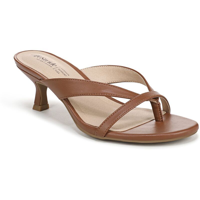 ライフストライド レディース シューズ パンプス サンダル LifeStride Navine Womensandals Caramel