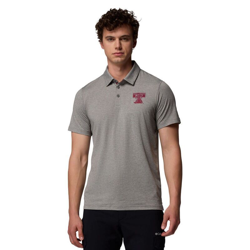 コロンビア メンズ トップス Tシャツ ポロシャツ Mens Columbia Gray Texas AM Aggies Tech Trail Polo Tam Grey グレー