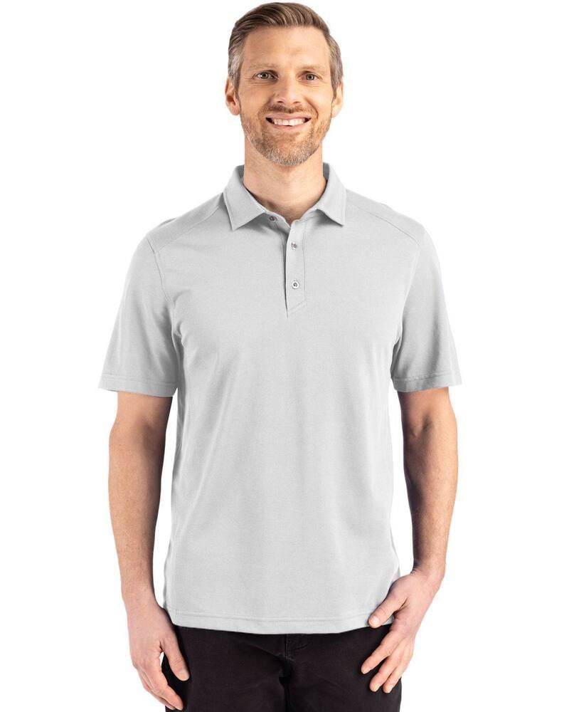 カッターアンドバック メンズ トップス Tシャツ ポロシャツ トール Cutter Buck Advantage Refresh Epiconfidence Recycled Mens Big Tall TriBlend Pique Polo Concrete