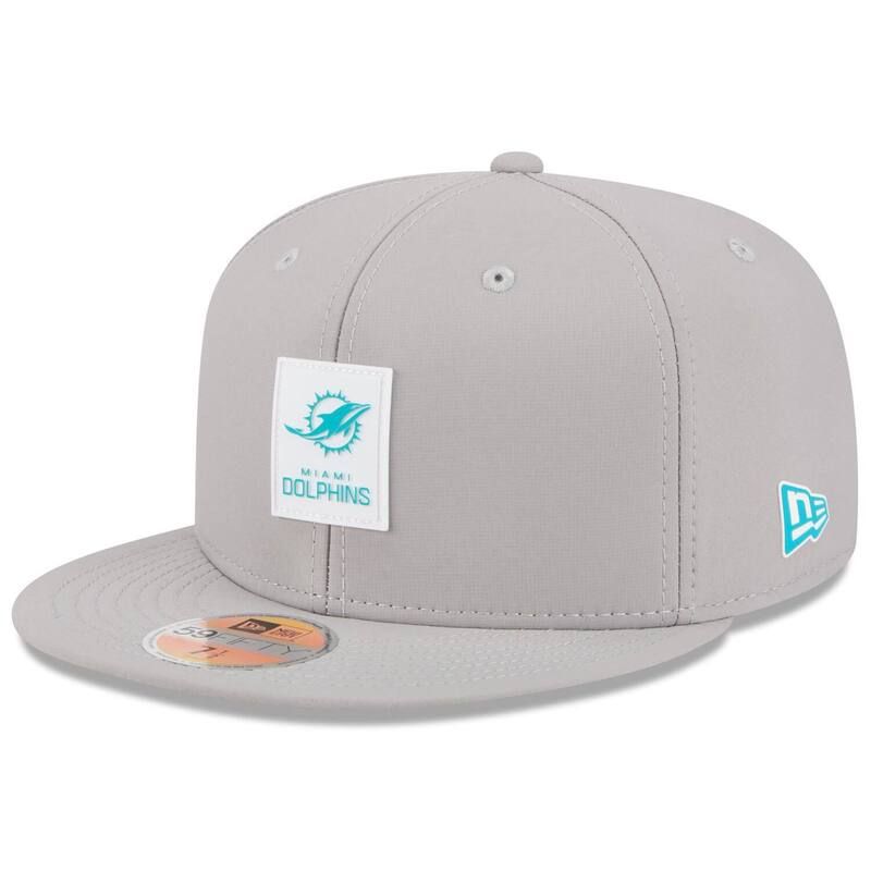 ニューエラ メンズ アクセサリー 帽子 Mens New Era Gray Miami Dolphins 2025 Sideline 59FIFTY Fitted Hat Dol Grey グレー 11,610円