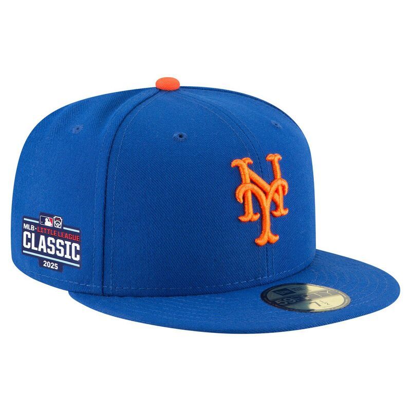 ニューエラ メンズ アクセサリー 帽子 Mens New Era Royal New York Mets 2025 MLB Littleague Classic 59FIFTY Fitted Hat Met Blue ブルー